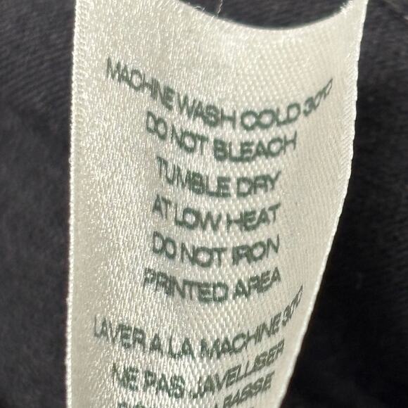 NWT Sundry Anthropologie 3/4 Sleeve Ruched Side Mini Dress Black‎ Medium - Picture 12 of 12